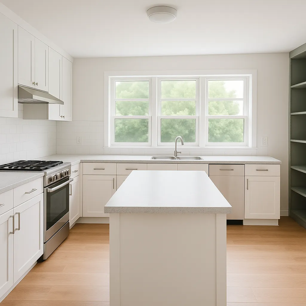 Cucina Total White con Isola